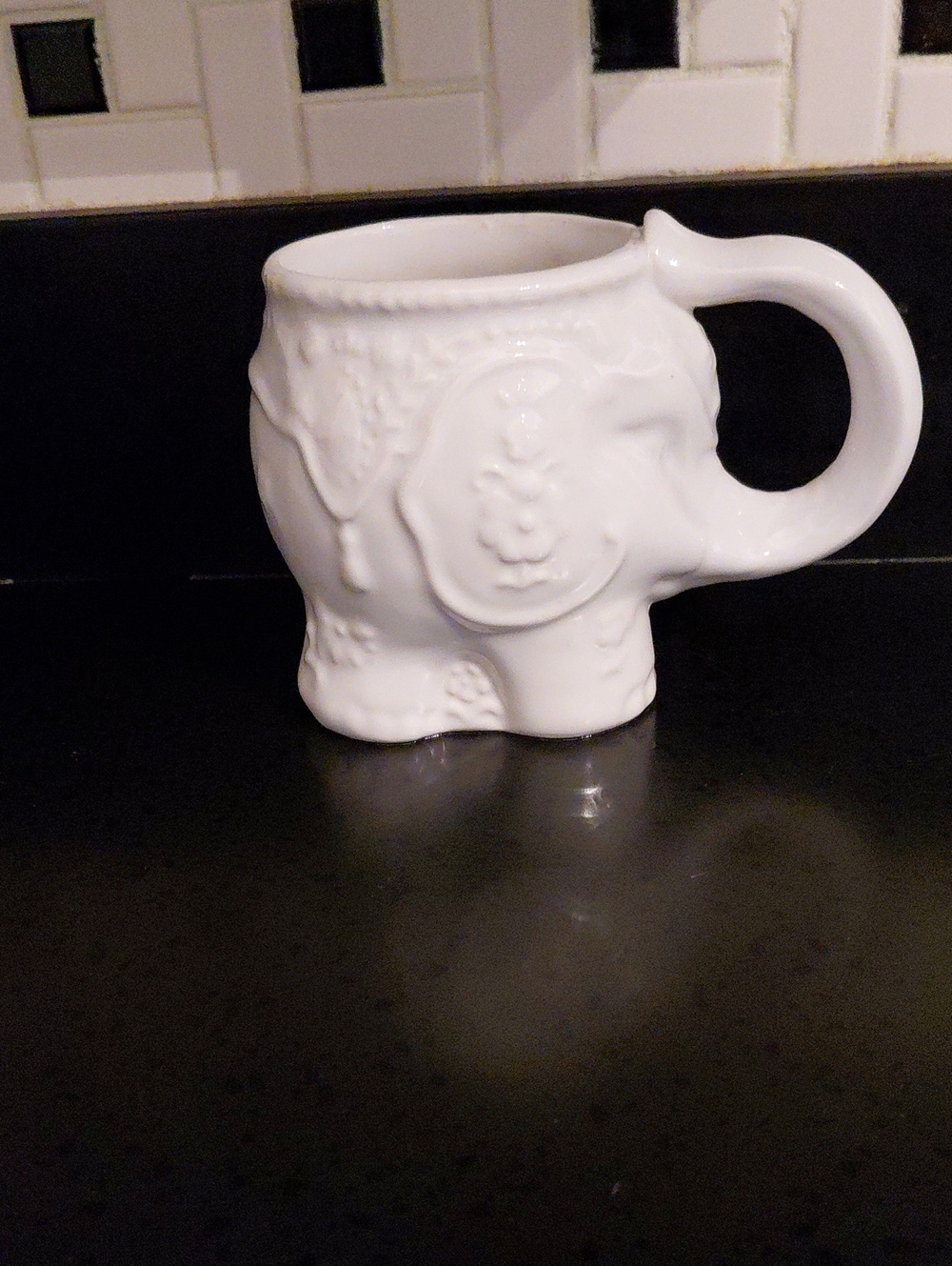 Home Essentials White Elephant Mug